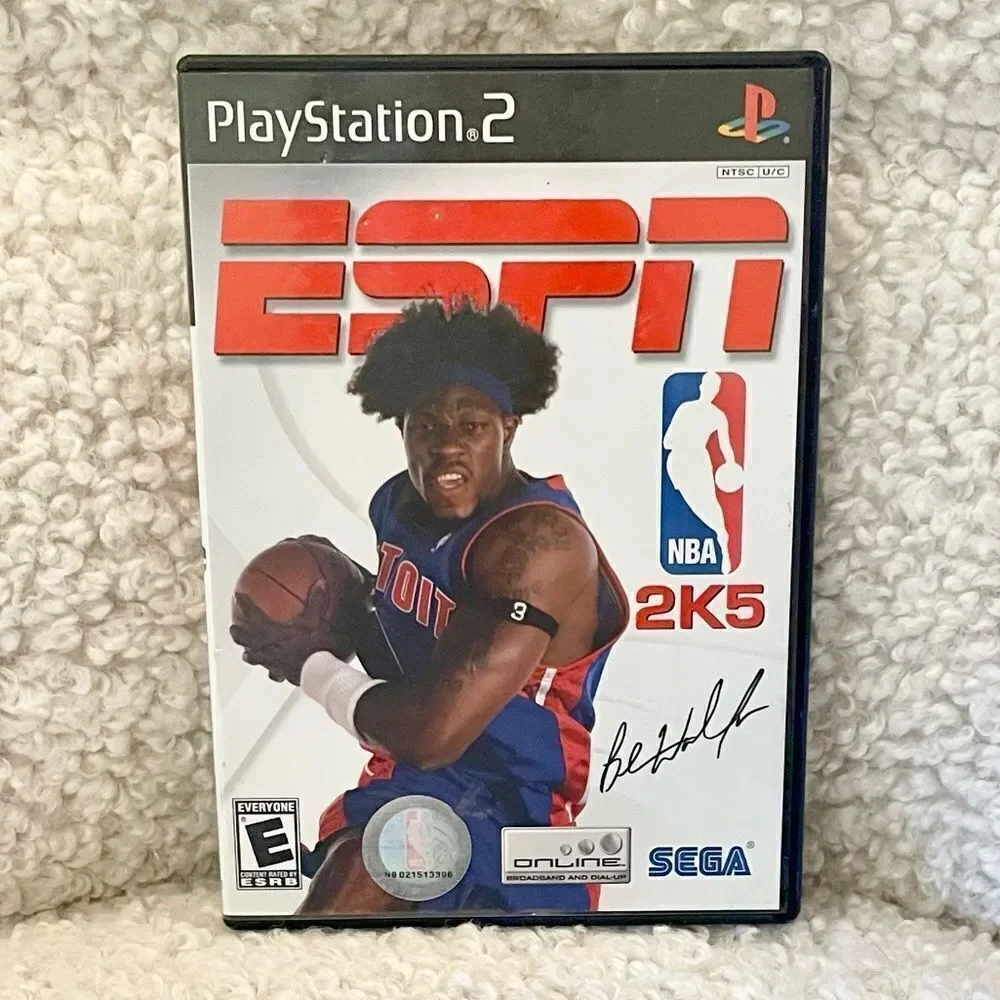 PS2 Sega Sports ESPN NBA 2K5 PlayStation 2 Video Game